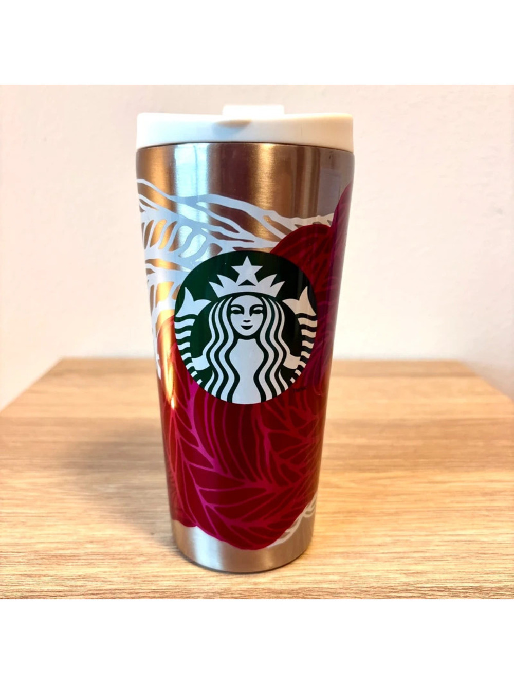 Starbucks Tumbler with Roses